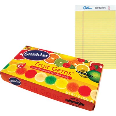 FREE Sunkist® Fruit Gem Gift Box When You Buy 2 Dozen Select Quill Brand® Premium Series Ruled Pads!