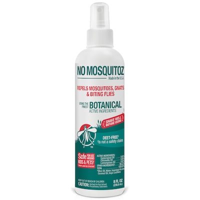 No Mosquitoz Natural DEET-Free Insect Repellent Spray for Mosquitoes, Woodsy Scent, 8oz (9175B95-8Z12)