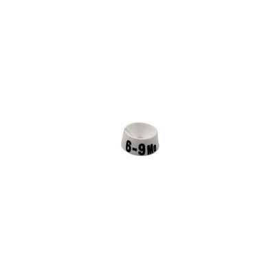 Nahanco Plastic Size Markers, White (SM25INF6-9MOWB)