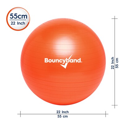 Bouncy Bands Balance Ball, 55cm, Orange (BBAWBS55OR)