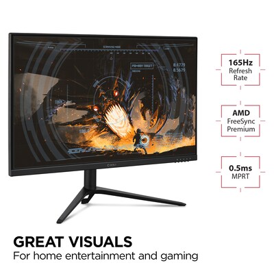 ViewSonic 27 180Hz LCD Gaming Monitor, Black (VX2728J-2K)