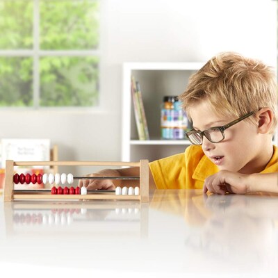 hand2mind Rekenrek 20-Bead Wooden Class Set, 26 Pieces/Set (86232)