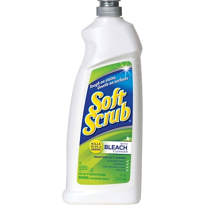 Soft Scrub® Cleaner With Bleach, 24-oz., 9/Case