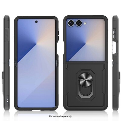 SaharaCase Raider Series Heavy Duty Case for Galaxy Z Flip7, Scorpion Black (CP00864)