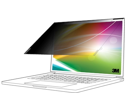 3M Bright Screen Privacy Filter for 12.3 Laptop, (3:2) (BP123C3E)