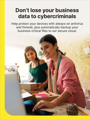 Norton Small Business Premium 2025, Business-Grade Cybersecurity with Antivirus for 10 Devices, 1 Ye