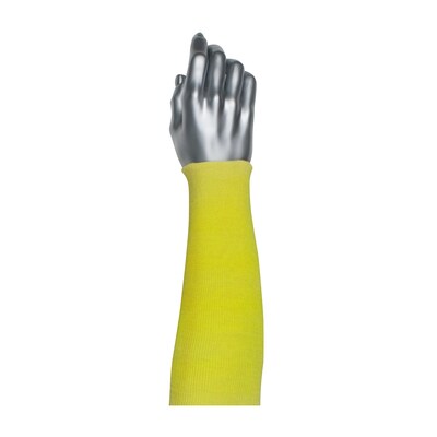 Kut-Gard Knitted Kevlar Sleeve, 2-Ply, 18 Length, Yellow (10-KS18)