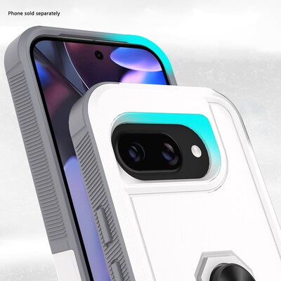 SaharaCase Raider Series Phone Case for Google Pixel 9a, Shock Absorbing, Fossil White (CP00794)