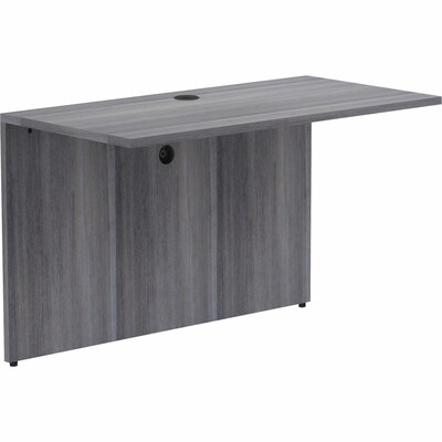 Lorell Essentials 30"H x 71"W Desk Bridge, Charcoal (LLR69556)
