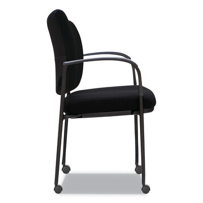 Alera® IV Series Fixed Arm Fabric Computer and Desk Chair, Black (ALEIV4317A)