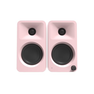 Kanto ORA 100W Bluetooth Reference Desktop Speakers, Pink, Pair (ORAMP)