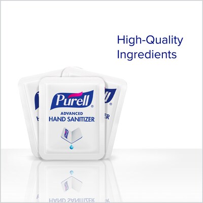 PURELL SINGLES Advanced 70% Alcohol Gel Hand Sanitizer, 125/Box (9630-12-125CTNS)