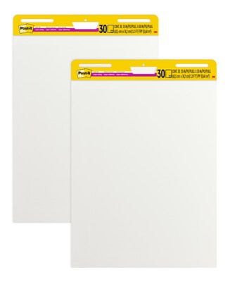 Post-it Super Sticky Easel Pad, 25 x 30, 30 Sheets/Pad, 2 Pads/Pack (559)