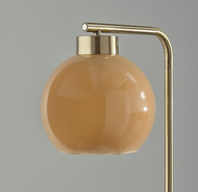 Adesso Atticus Incandescent Table Lamp, 20"H, Antique Brass (3897-21)