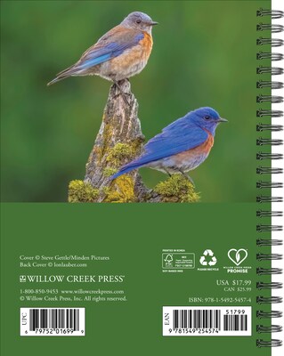 2026 Willow Creek Backyard Birds 6.5 x 8.5 Daily & Monthly Personal Organizer (54574)