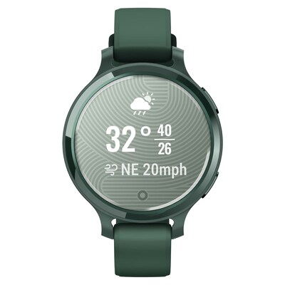 Garmin Lily 2 Active Smartwatch, GPS, 38mm, Jasper Green Case & Silicone Band (010-02891-02)