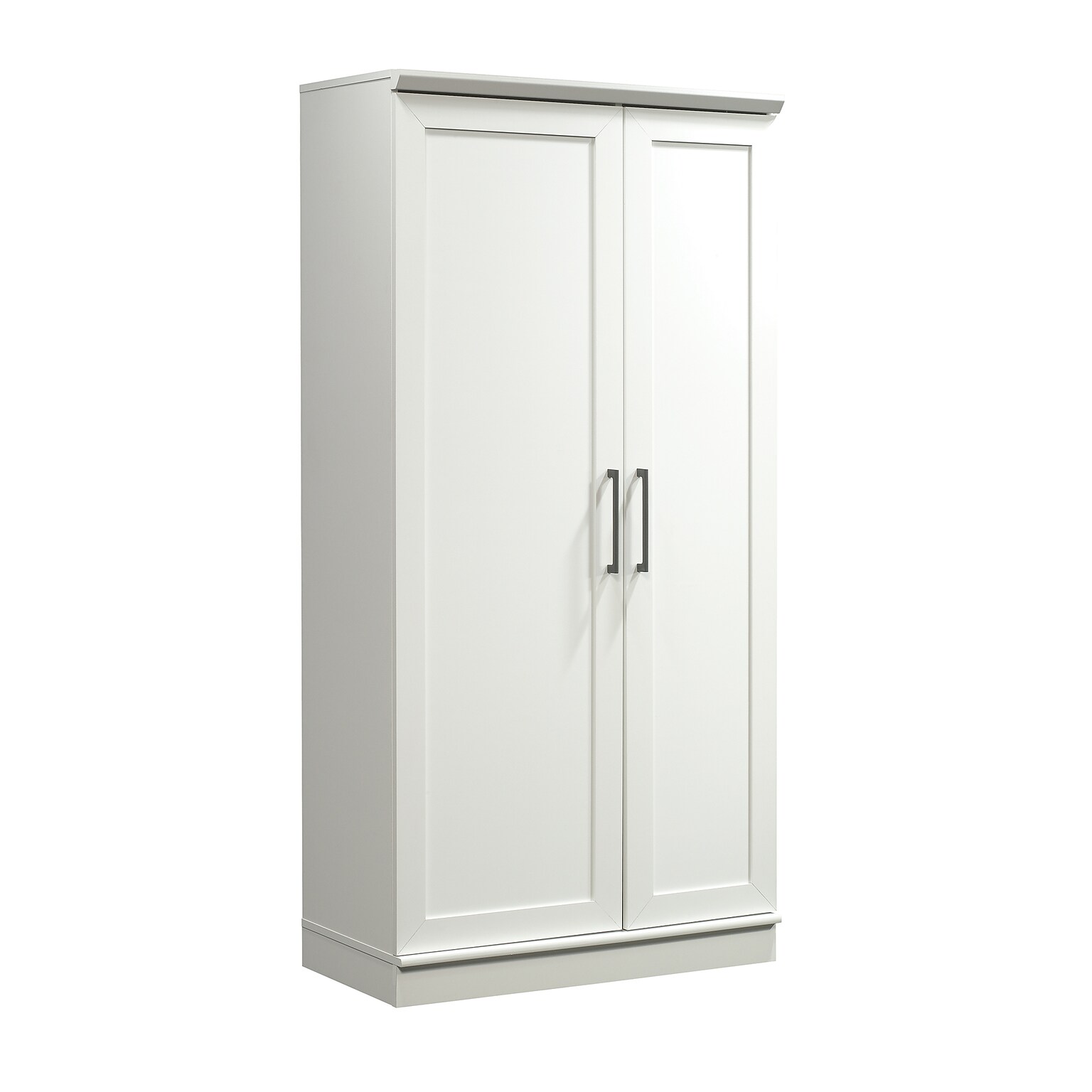 Sauder HomePlus 71H Storage Cabinet with 12 Shelves, Soft White (422427)