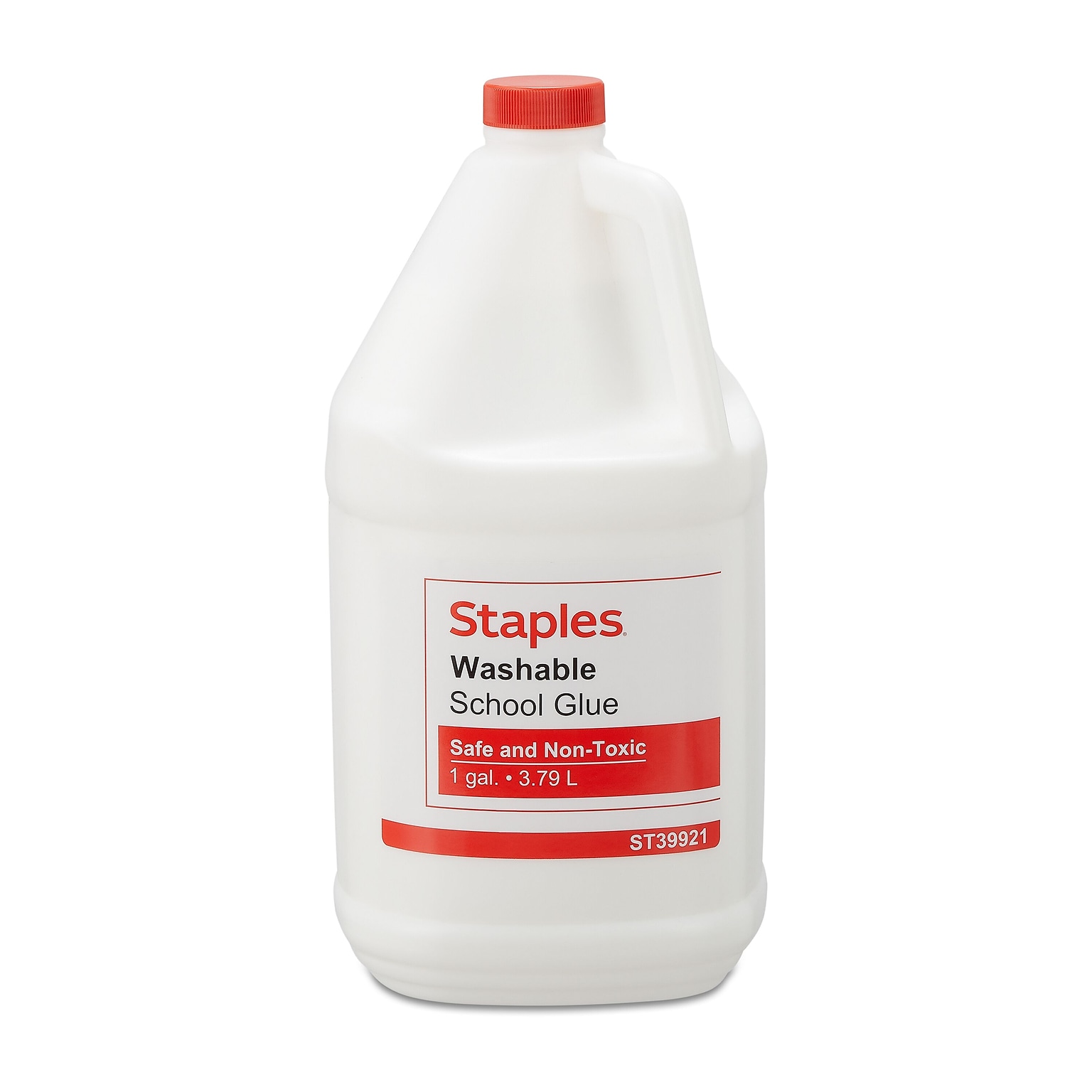 Staples Washable Liquid School Glue, 128 oz., White (ST39921/39921)