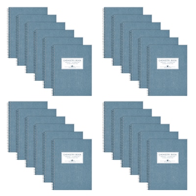 Roaring Spring Paper Products 1-Subject Computation Notebooks, 7.5 x 9.75, Narrow Ruled, 60 Sheets, Blue, 24/Carton (77572cs)