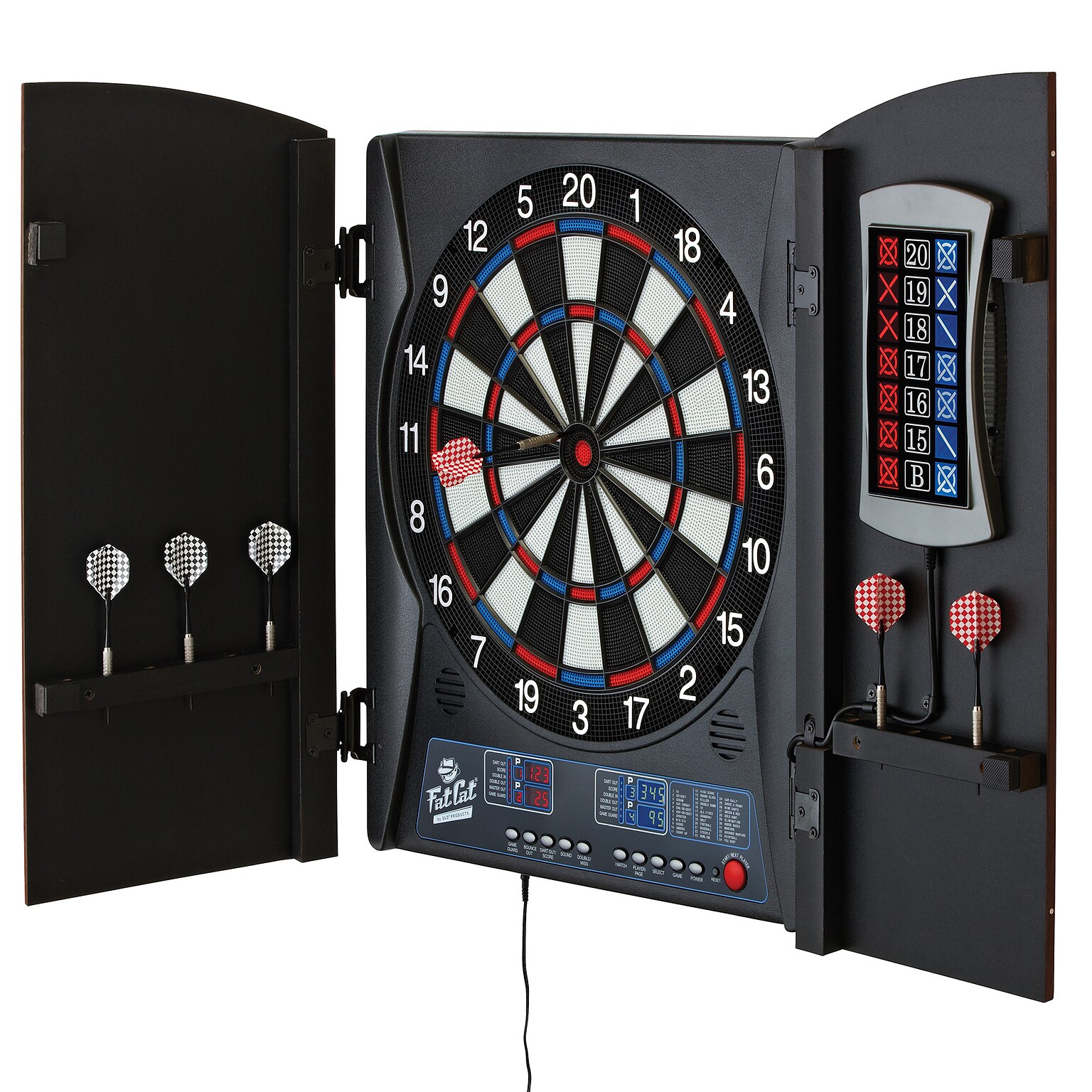 Fat Cat Mercury Electronic Dartboard, 13.5 Compact Target (42-1053)