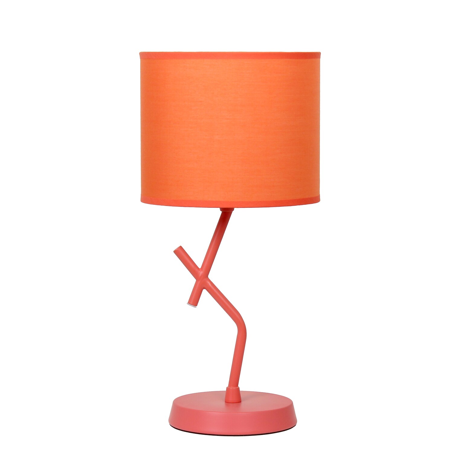 Simple Designs Abstract 17.13 LED Table Lamp, Orange (LT1172-ORG)