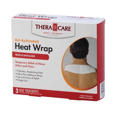 TheraCare Air-Activated  Lumbar Support Heat Pack, 3/Pack (24-971V)