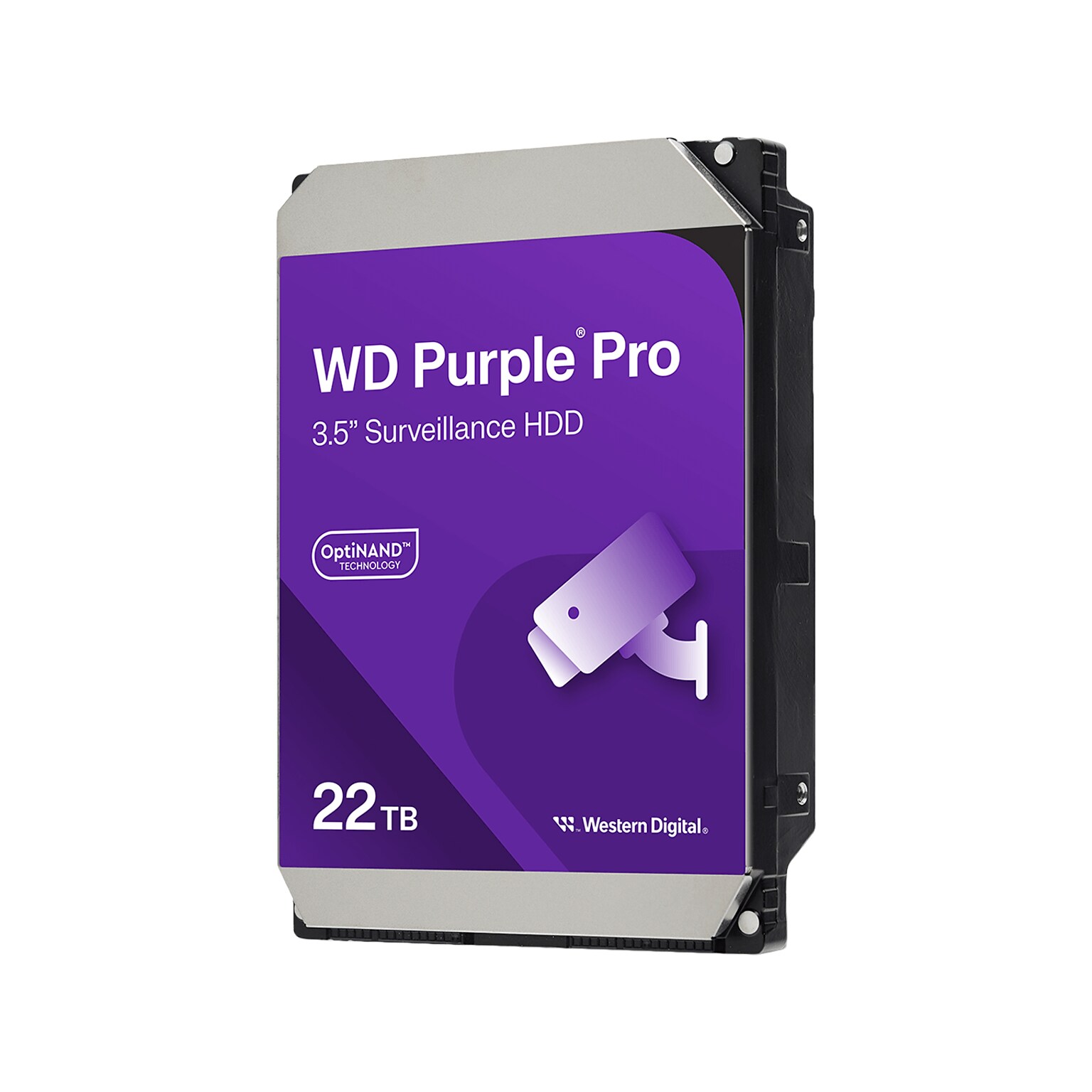 Western Digital Purple Pro 22TB 3.5 SATA Internal Hard Drive, 20/Pack (WD221PURP-20PK)