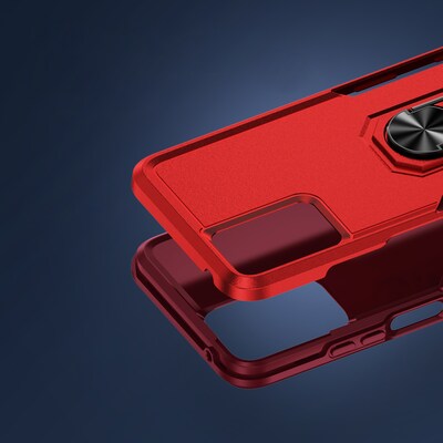 SaharaCase Raider Series Rugged Case for Motorola G Power 5G, Shock Absorbing, Viper Red (CP00564)