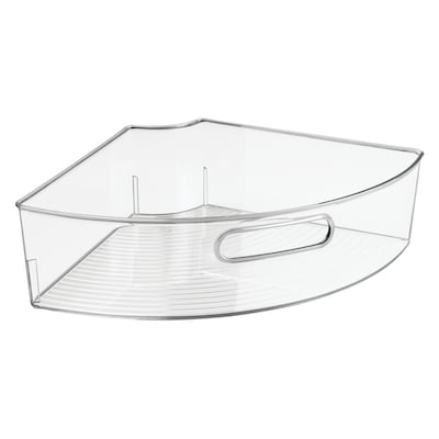 iDESIGN Medium Plastic Storage Bin, Clear (62630)