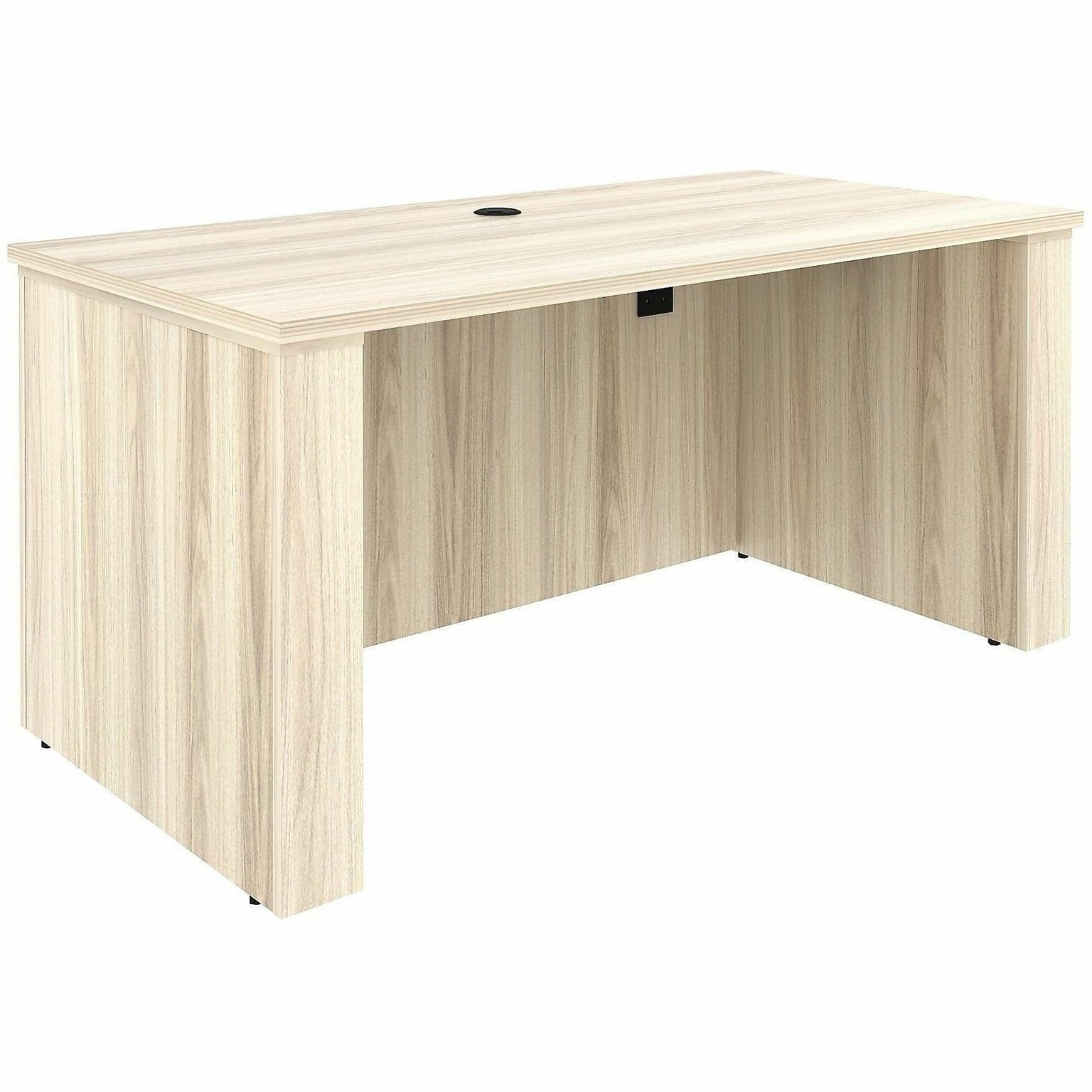 Lorell Essentials 60 W Sit to Stand Executive Desk, Modern Elm (LLR66308)
