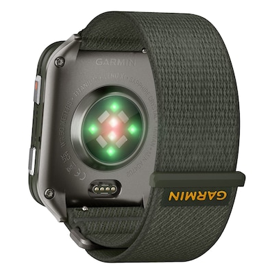 Garmin Venu X1 Fitness Smartwatch, GPS, 46mm, Moss ComfortFit Nylon Band (010-02980-01)