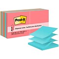 Post-it Pop-up Notes, 3 x 3, Poptimistic Collection, 100 Sheets/Pad, 12 Pads/Pack (R330-12AN)