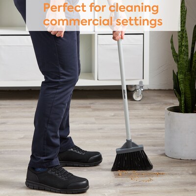 Coastwide Professional™ 8" Lobby Broom, Gray (CW58001)