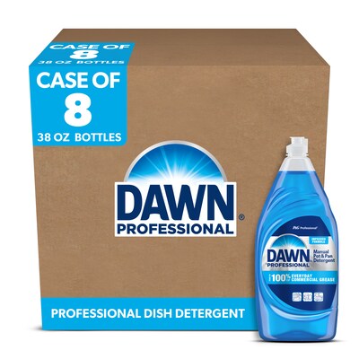 Dawn Professional Manual Pot and Pan Dish Soap, Original Scent, 38 Fl. oz., 8/Carton (45112CT)