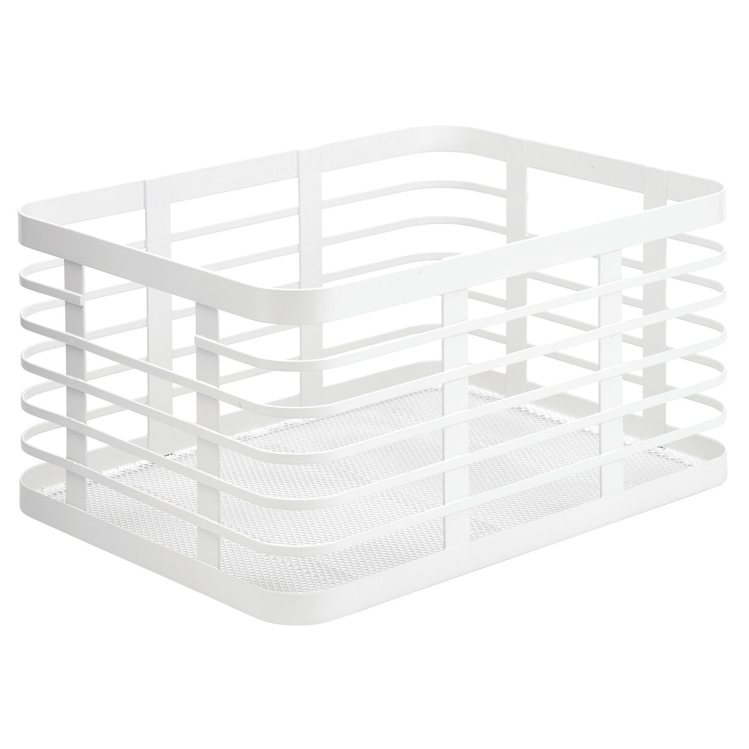 iDesign Steel Organizer, Matte White (25931)
