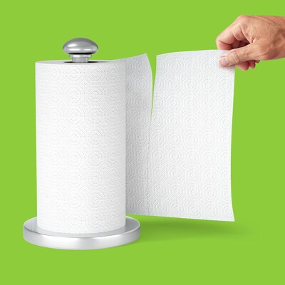 Perk™ Eco Recycled Paper Towels, 2-ply, 156 Sheets/Roll, 8 Rolls/Pack (PK63227)