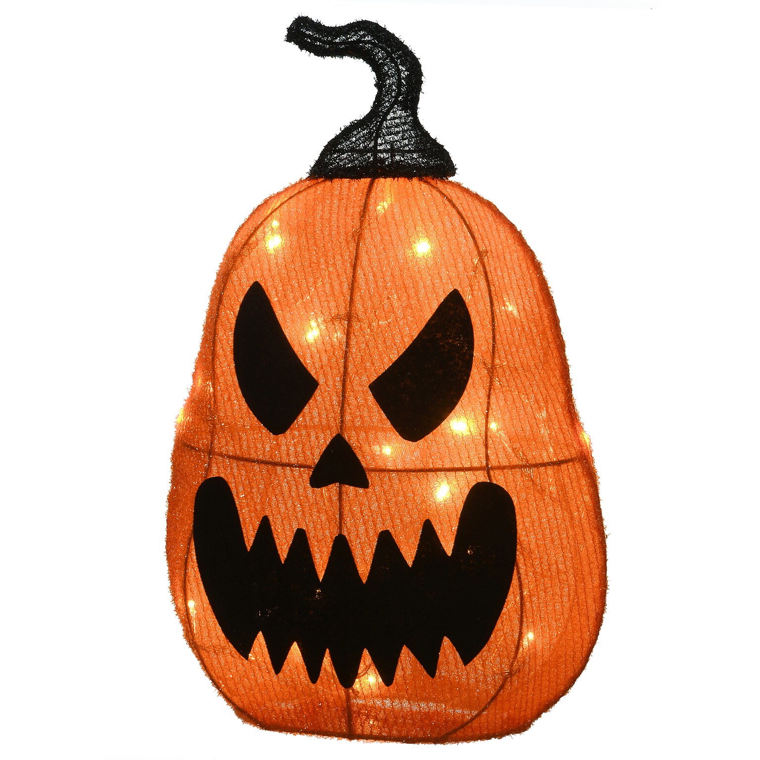 National Tree Company 16 Pre-Lit Scary Jack-O-Lantern (MZ17-6722)