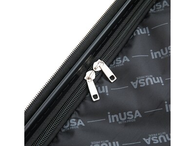 InUSA Trend 3-Piece Hardside Spinner Luggage Set, TSA Checkpoint Friendly, Blue (IUTRESML-BLU)