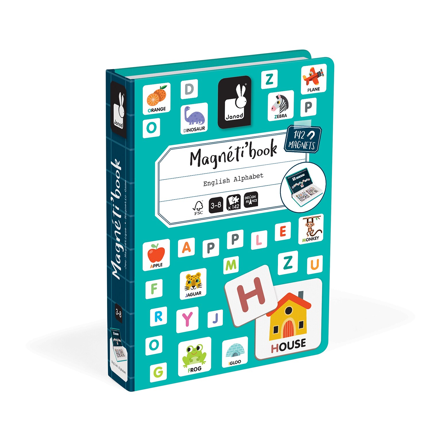 Janod MagnetiBook Alphabet (JND02712)