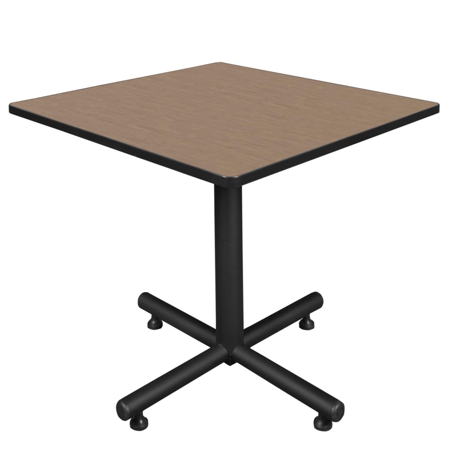 Regency Kobe 36 Square X-Base Breakroom Table, Noble Oak (TKB3636NO)