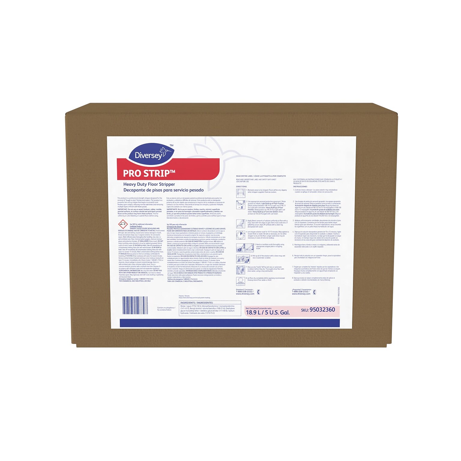 Pro Strip Heavy Duty Floor Stripper, Cherry Almond, 640 oz. (95032360)