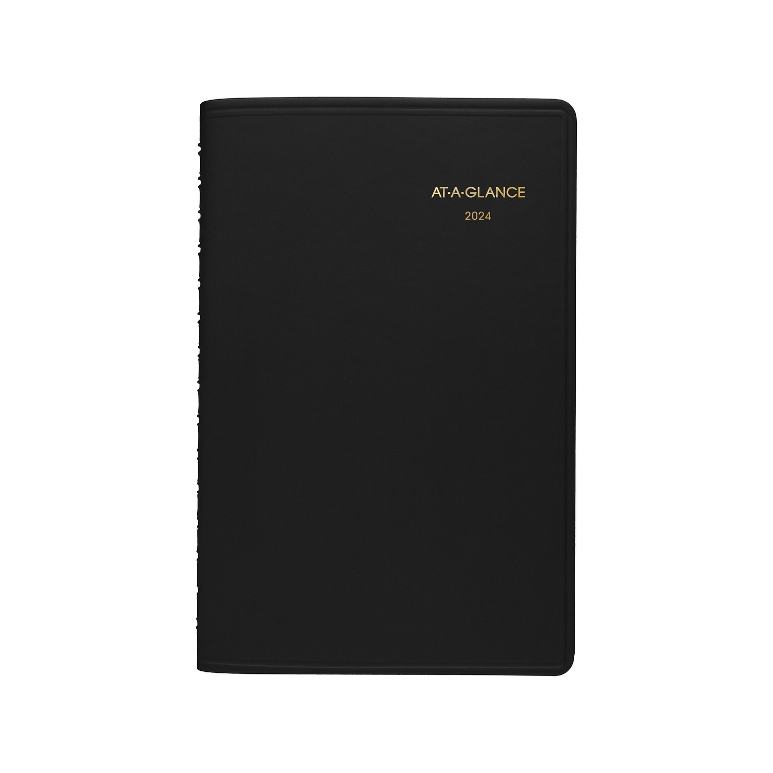 2024 AT-A-GLANCE 5 x 8 Daily Appointment Book, Black (70-800-05-24)