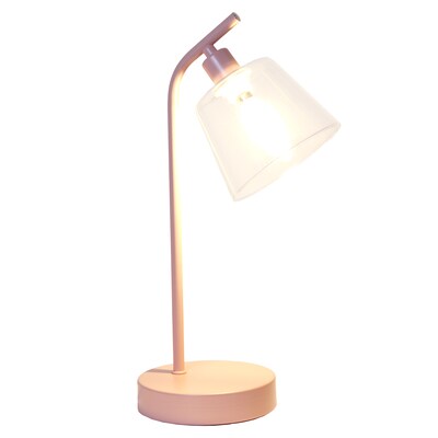 Simple Designs Sleek Essentials LED Desk Lamp, 15.75, Blush Pink (LD1080-BPK)