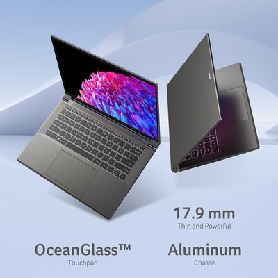 Acer Swift X 14.5" OLED AI Laptop, NVIDIA RTX 4060, Intel Core Ultra 7 155H, 16GB RAM, 1TB SSD, Backlit Keyboard, Windows 11