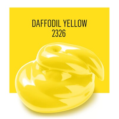 FolkArt Acrylic Paint Matte, 8oz., Daffodil Yellow, 3/Pack(FLK2326-3)