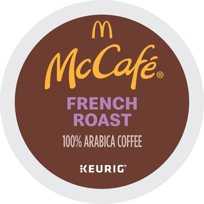 McCafe French Roast Coffee, Dark Roast, Keurig® K-Cup® Pods, 24/Box (5000201378)