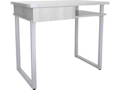 Safco Mirella SOHO 36"W Table Desk with Drawer, White Ash (5512WAH)