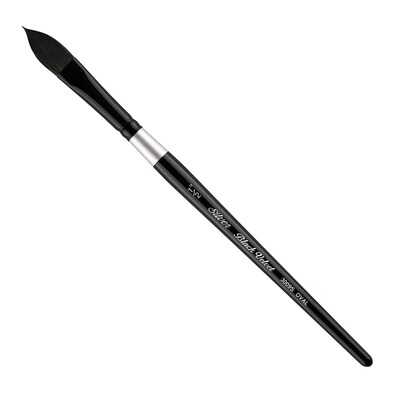 Silver Brush Black Velvet Squirrel, Oval Wash Brush (SLV3009S12)
