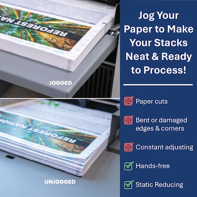 Formax High-Capacity Paper Joggers, 940 Sheets (FD404A1)