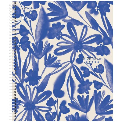 Five Star Soft Petals 1-Subject Notebooks, 8.5" x 11", College-Ruled, 80 Sheets, Assorted Colors, 2/Pack (820331)